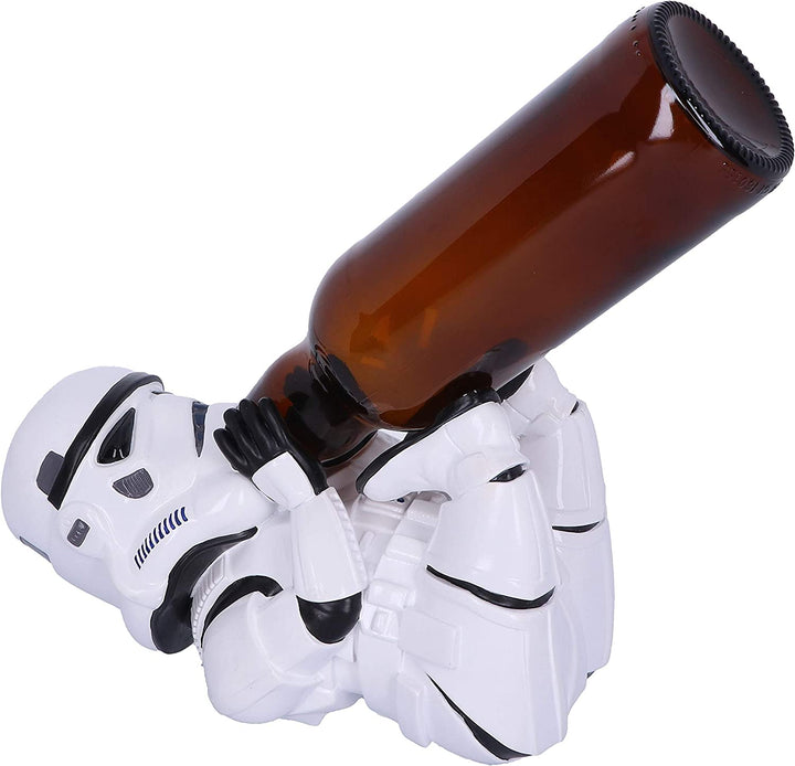 Nemesis Now Original Stormtrooper Sci-Fi Weinflaschenhalter-Figur, Weiß, Einheitsgröße