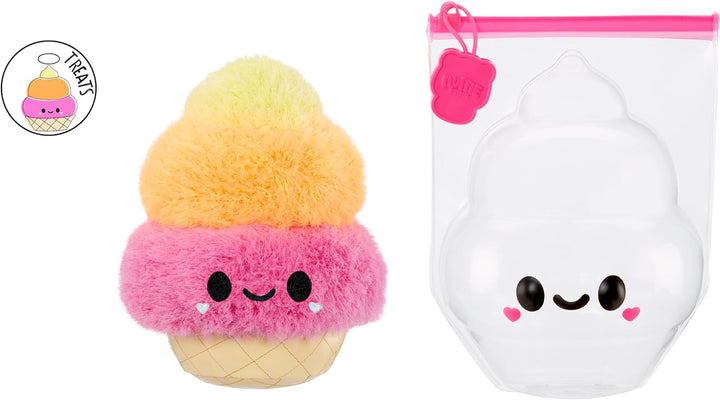 Fluffie Stuffiez Kleines Sammelplüschtier – ICE CREAM – Überraschungsenthüllung beim Auspacken mit