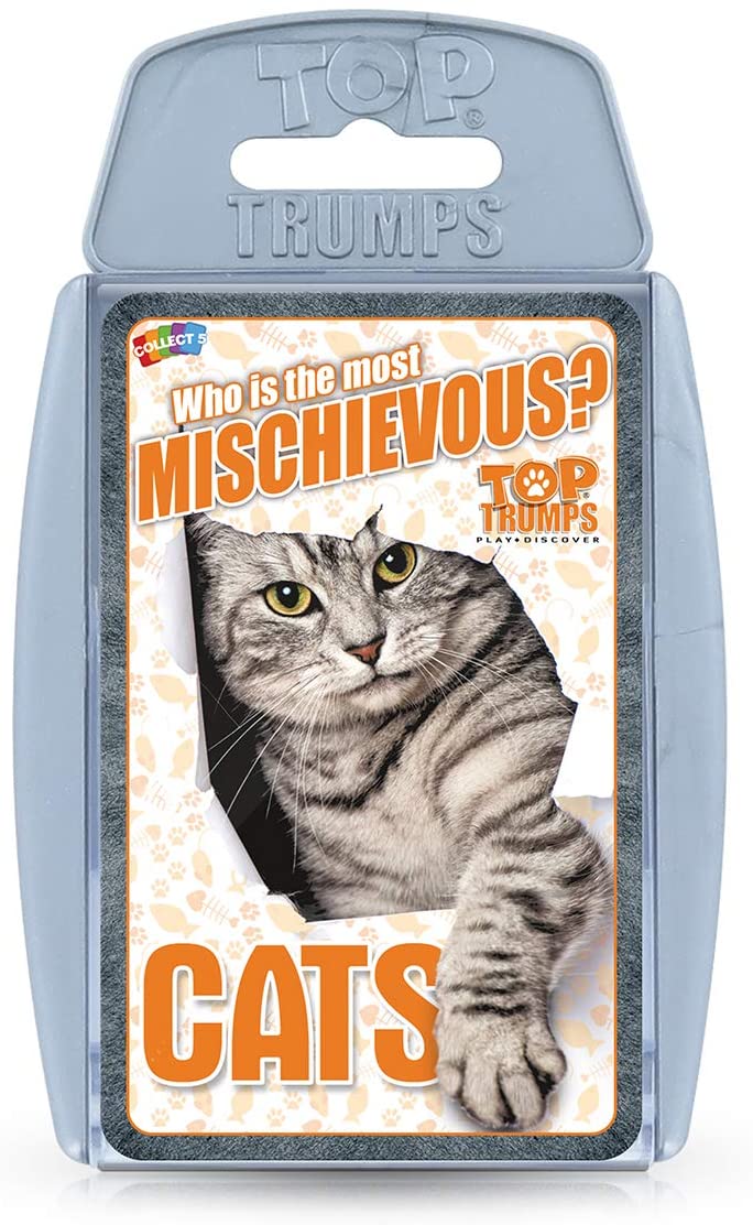 Top Trumps Cats Who is Most Mischievous Card Game