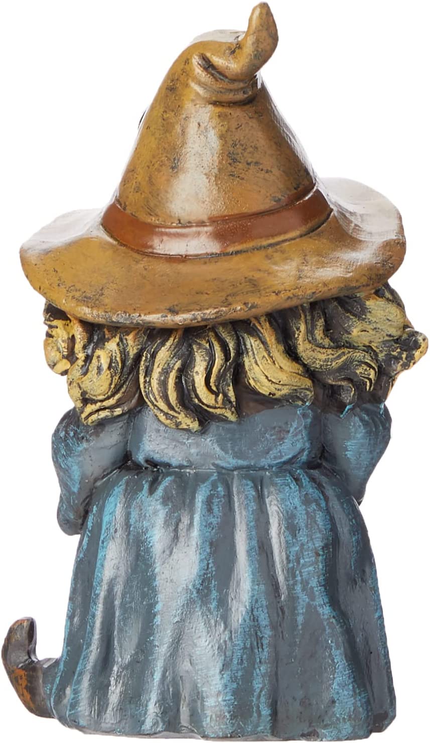 Nemesis Now D5051R0 Trouble kleine Hexe und Kristallkugel-Figur, Polyresin, Bl