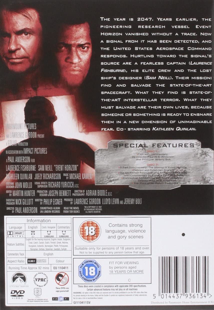 Event Horizon (1997) - DVD [Standard Edition]
