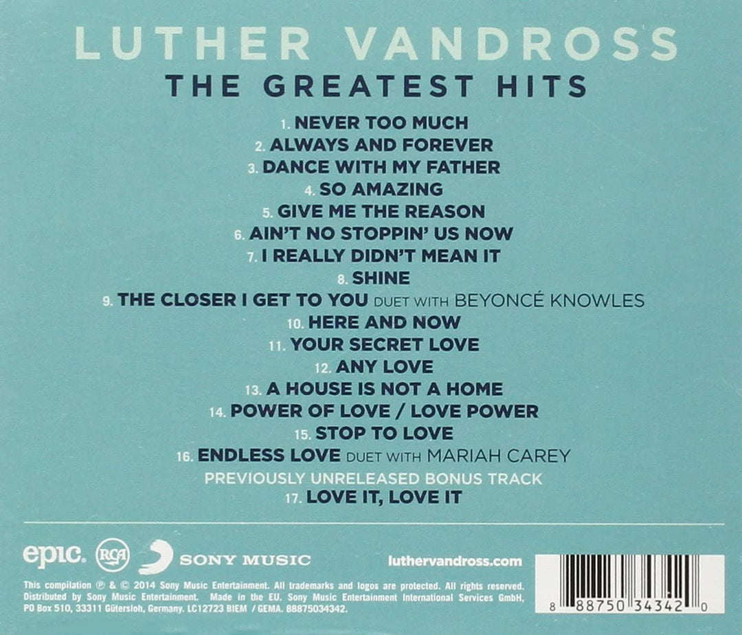 The Greatest Hits - Luther Vandross [Audio-CD]