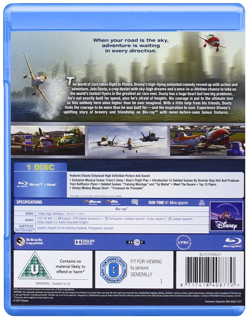 Vliegtuigen [Blu-ray] [Regio vrij]
