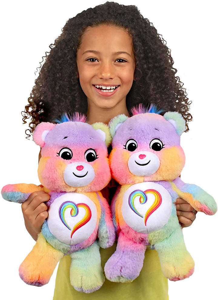 Care Bears 22077 14 Zoll mittelgroßer Plüsch-Zusammengehörigkeitsbär, süßes Plüschtier zum Sammeln, Kuscheltiere für Kinder, Stofftiere für Mädchen und Jungen, süße Teddys, geeignet für Mädchen und Jungen ab 4 Jahren
