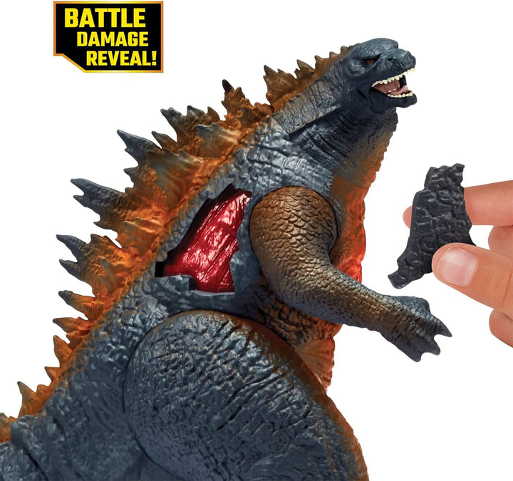 MonsterVerse MN100000 6" City of Destruction Godzilla (2014) mit Panzer, Multi Co