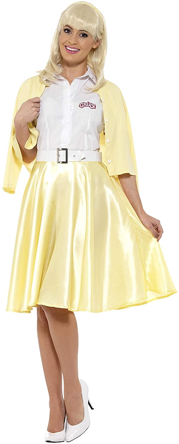 Smiffys Offizielles Grease Good Sandy-Kostüm für Damen (groß)