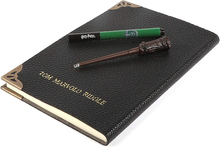 Beeindruckend! Stuff Collection Harry Potter Tom Riddles Tagebuch Notizbuch, Slytherin House Pen &amp; UV Zauberstab