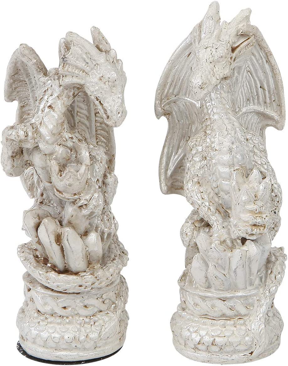 Nemesis Now Dragon-Themed Resin Chess Set 3