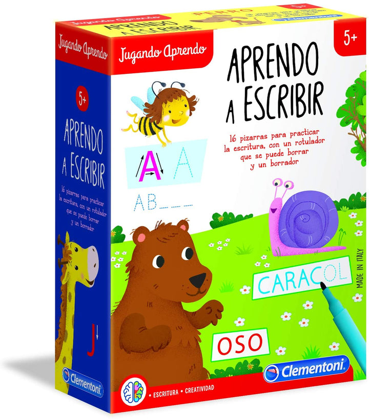 Clementoni 55308 Aprendo a escribir Spiel, Mehrfarbig