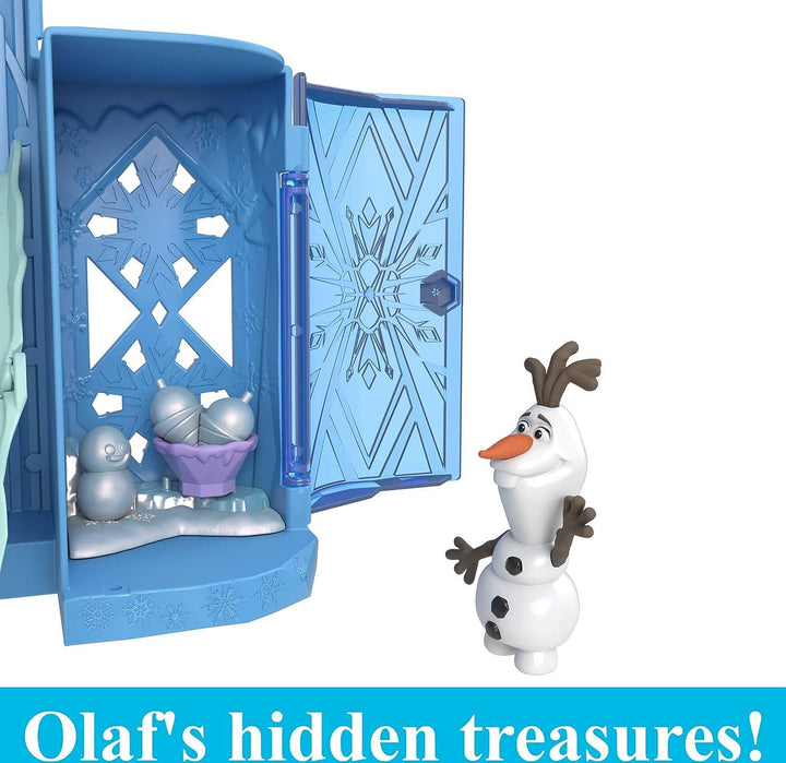 Elsa's Ice Palace Playset - Frozen Castle Doll House with Elsa Doll & Accessories for Ages 3-8 (HLX01)