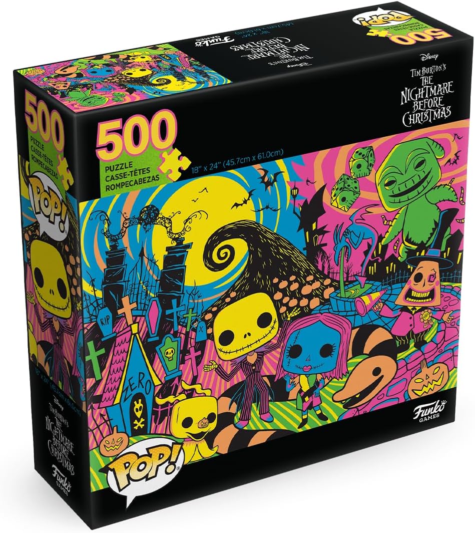 Funko POP! Puzzle - The Nightmare Before Christmas - 500 Piece Jigsaw with Crown Piece 5