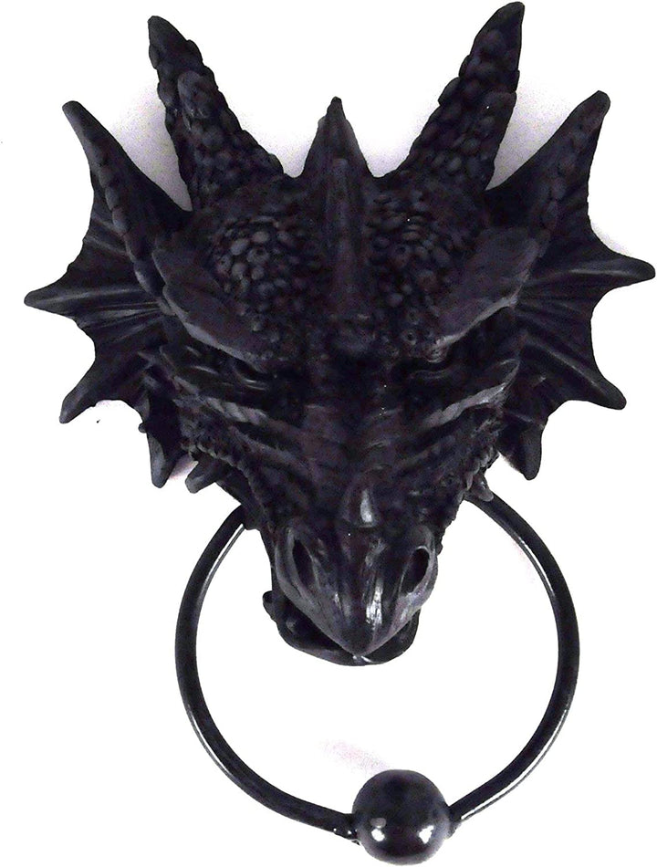 Nemesis Now Drachen-Türklopfer, 23,5 cm, Schwarz