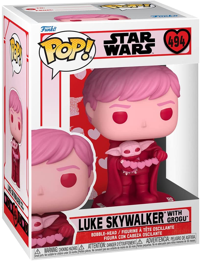 Star Wars Luke Skywalker mit Grogu Funko 60125 Pop! Vinyl Nr. 494