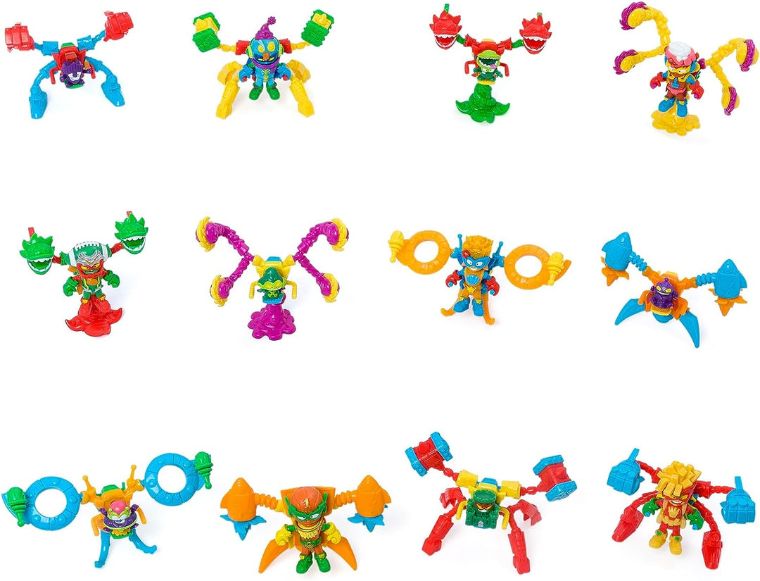 SUPERTHINGS Neon Power-Serie – 6er-Pack. Enthält 4 SuperThings (1 silbernes Capt
