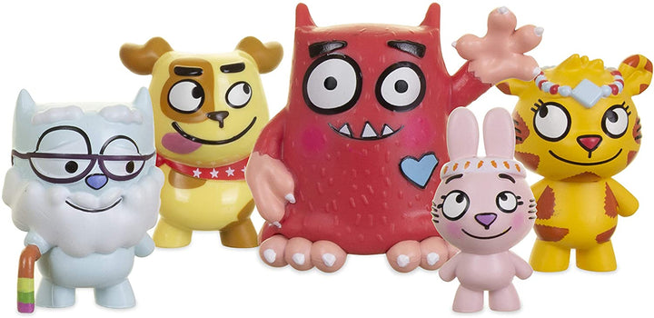 Love Monster 539 Friends Figurine Set, Multicoloured, 2205 EA Fluffytown