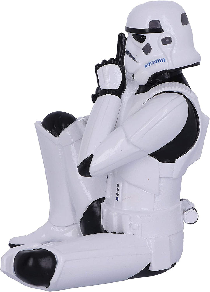 Nemesis Now B4894P9 Original Stormtrooper Three Wise Sci-Fi Speak No Evil, Mehrfarbig, 10 cm