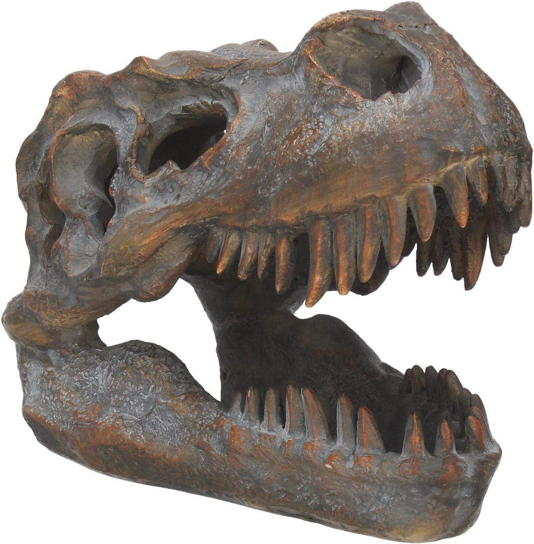 Nemesis Now Tyrannosaurus Rex Totenkopf, freistehende Figur, 18,5 cm, Grau