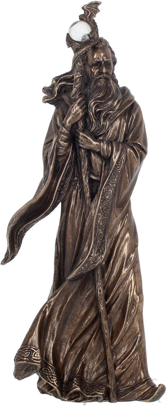 Nemesis Now Historic & Medieval - Merlin Bronze Resin Figurine 28cm