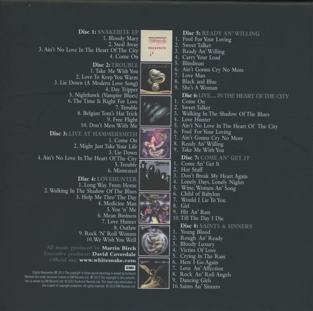 Whitesnake - Little Box 'O' Snakes The Sunburst Years 1978-1982 [Audio-CD]