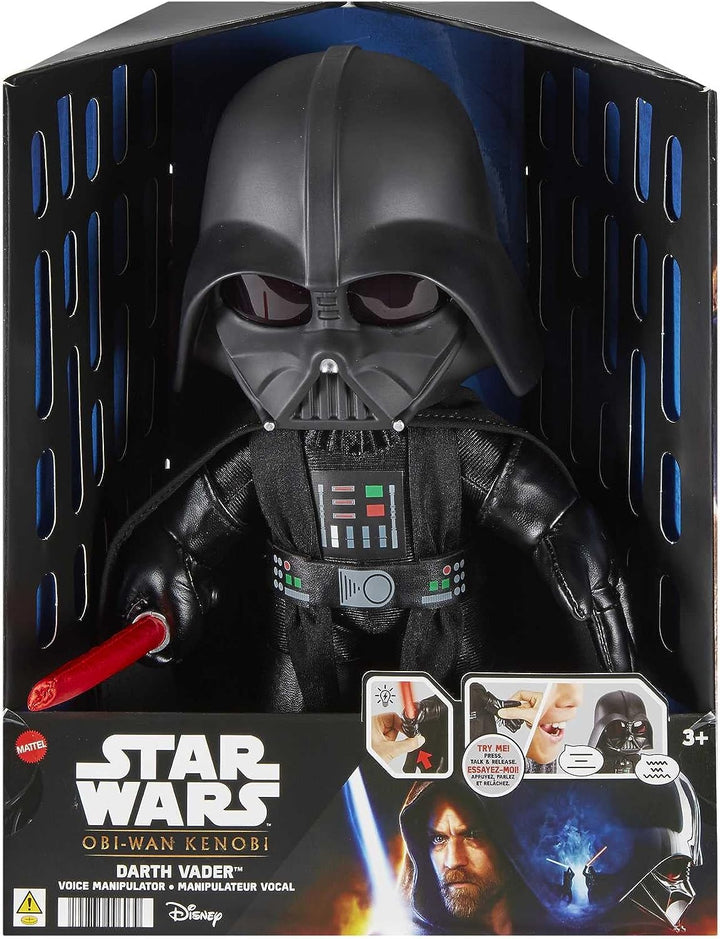 Star Wars Darth Vader Voice Manipulator Plush Figure with Light & Voice Changer