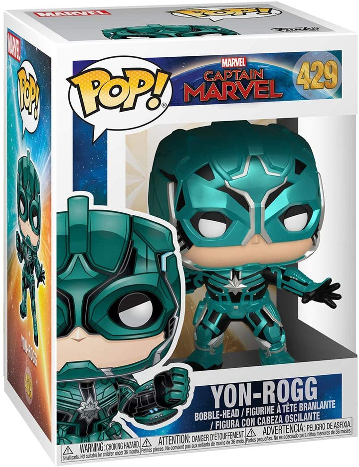 Marvel-Kapitän Marvel Yon-Rogg Funko 36352 Pop! Vinyl #429