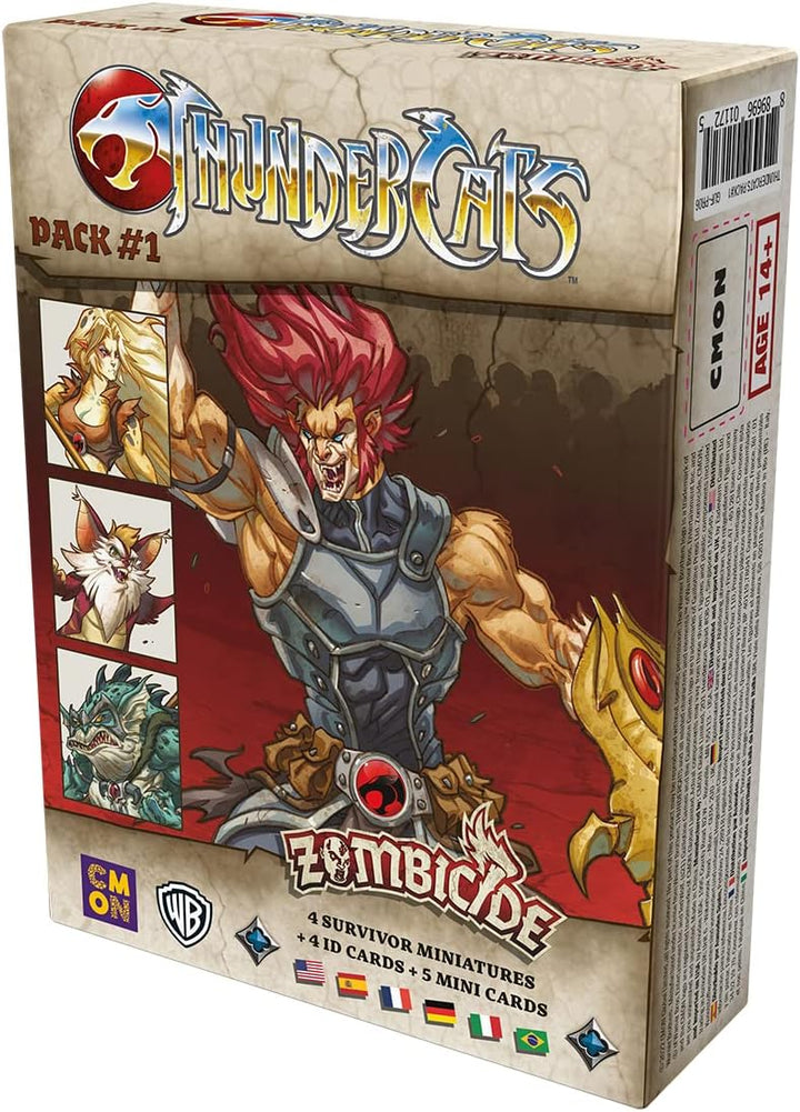 CMON Zombicide - Thundercats Pack 1 | Hero Expansion | Connoisseur Game | Dungeon Crawler | 1-6 Players