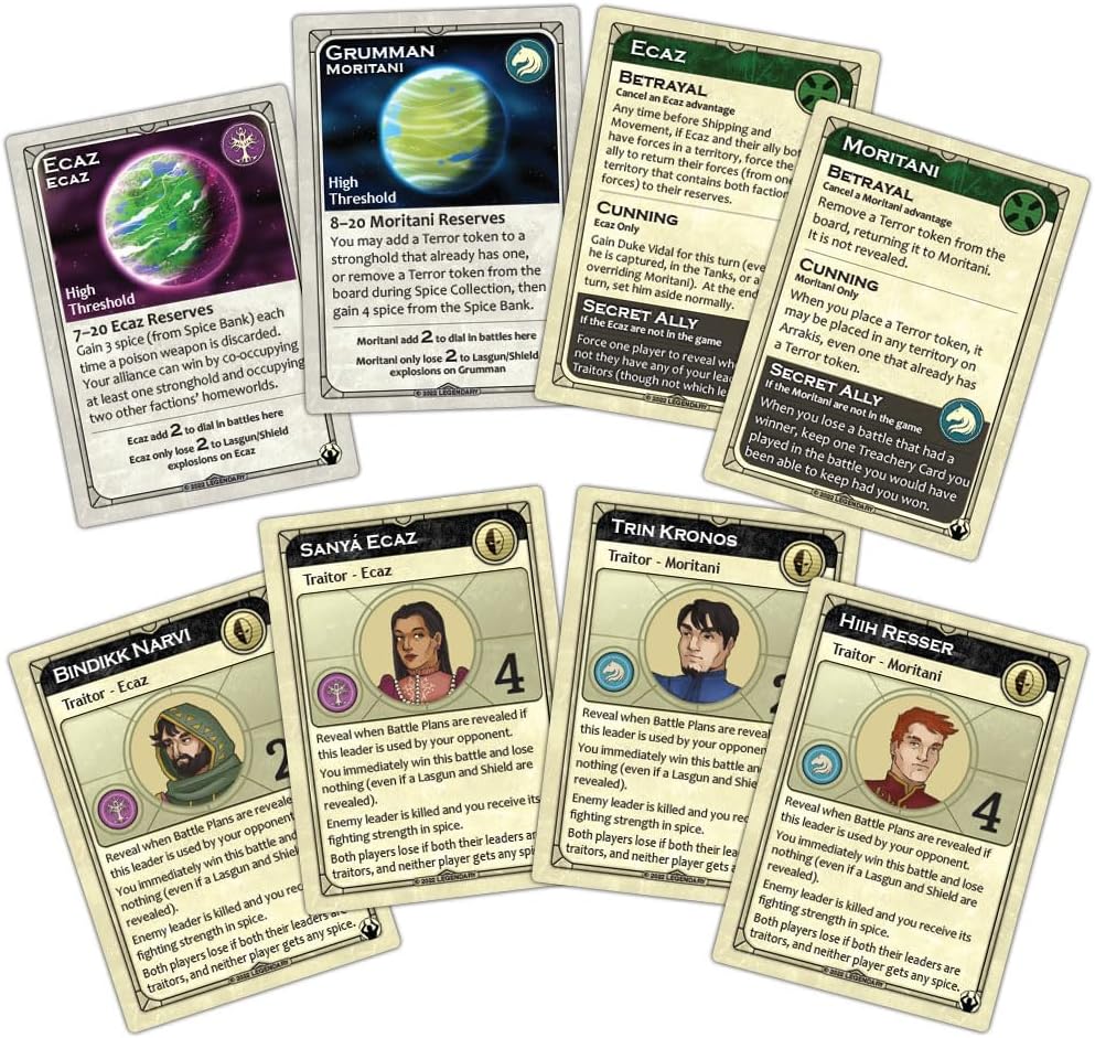 Gale Force Nine Dune Ecaz & Moritani House Expansion Board Game 3