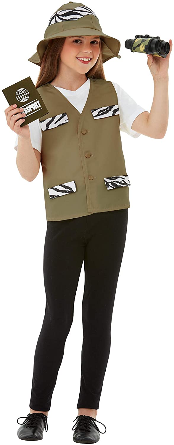 Smiffys 47729ML Explorer Kit, Unisex-Kinder 4–7 Jahre