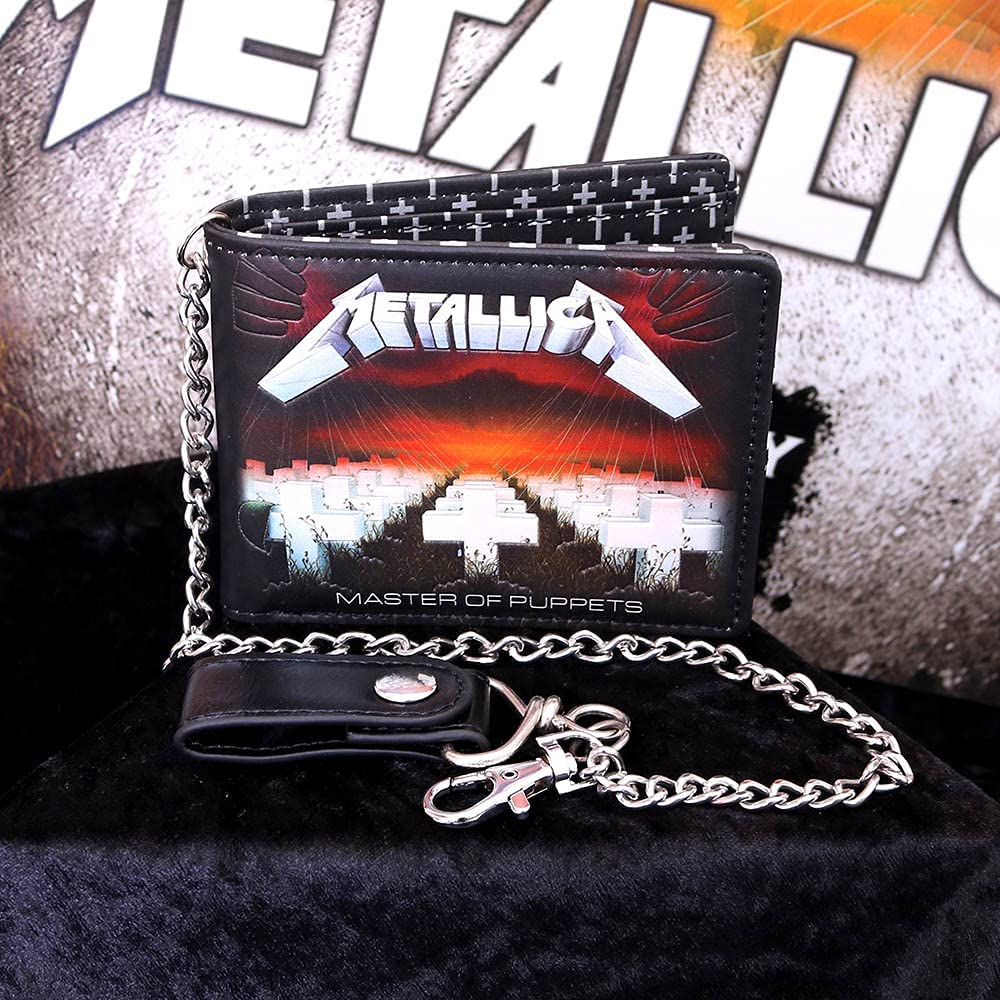 Nemesis Now B4684N9 Metallica Master of Puppets Geldbörse Schwarz, PU, ​​11 cm