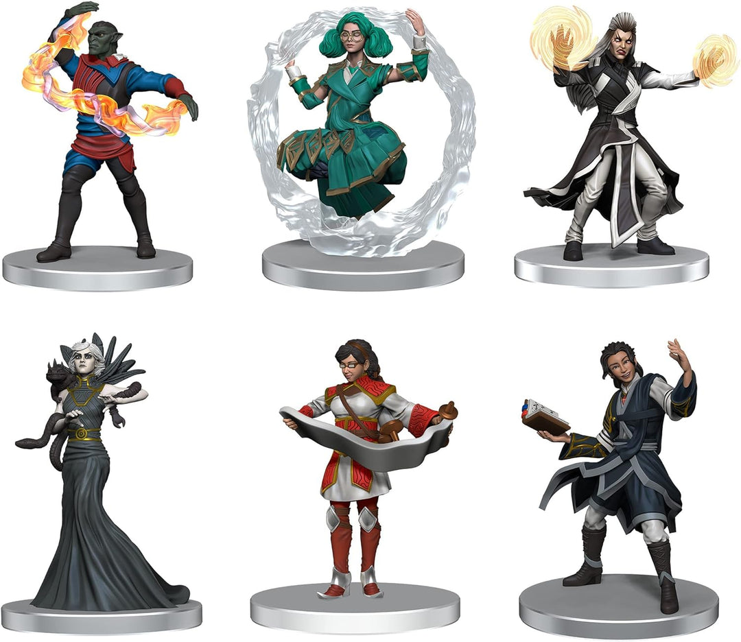 WizKids D&D Icons of The Realm: Strixhaven Set 2 - 6 Figure Pre-Painted Miniatur