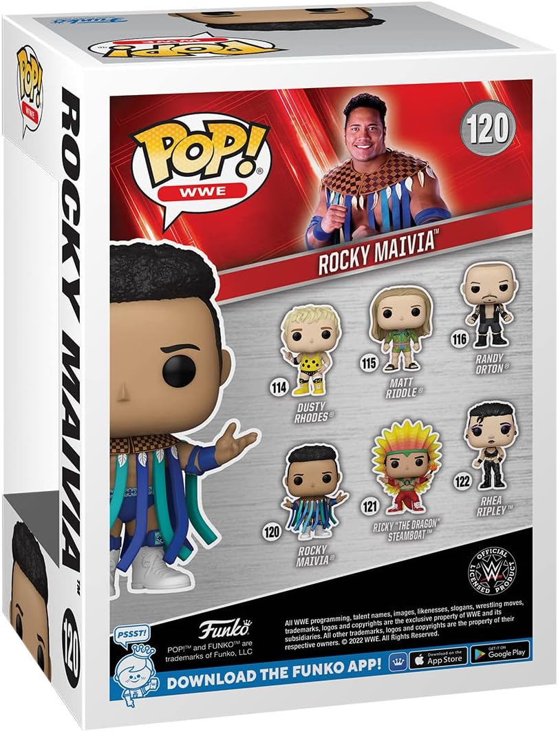 Funko Pop! WWE - Rocky Maivia Vinyl Figure #120 (67401) 3