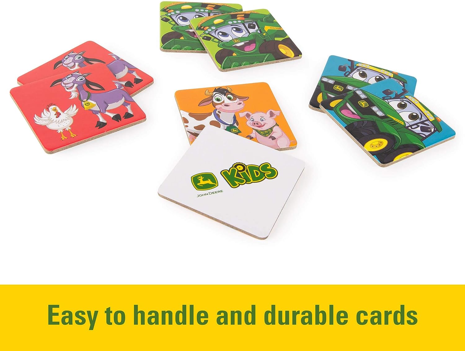 John Deere Kids Match Game – 54-Card Memory Matching Game for Children 4
