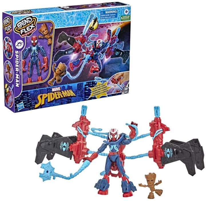 Hasbro Marvel Spider-Man Bend and Flex Missions Spider-Man Space Mission Action