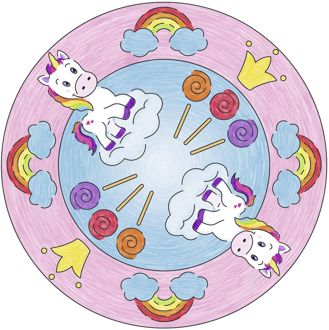 Ravensburger 29703 0 Mandala Designer Einhorn, Gelb
