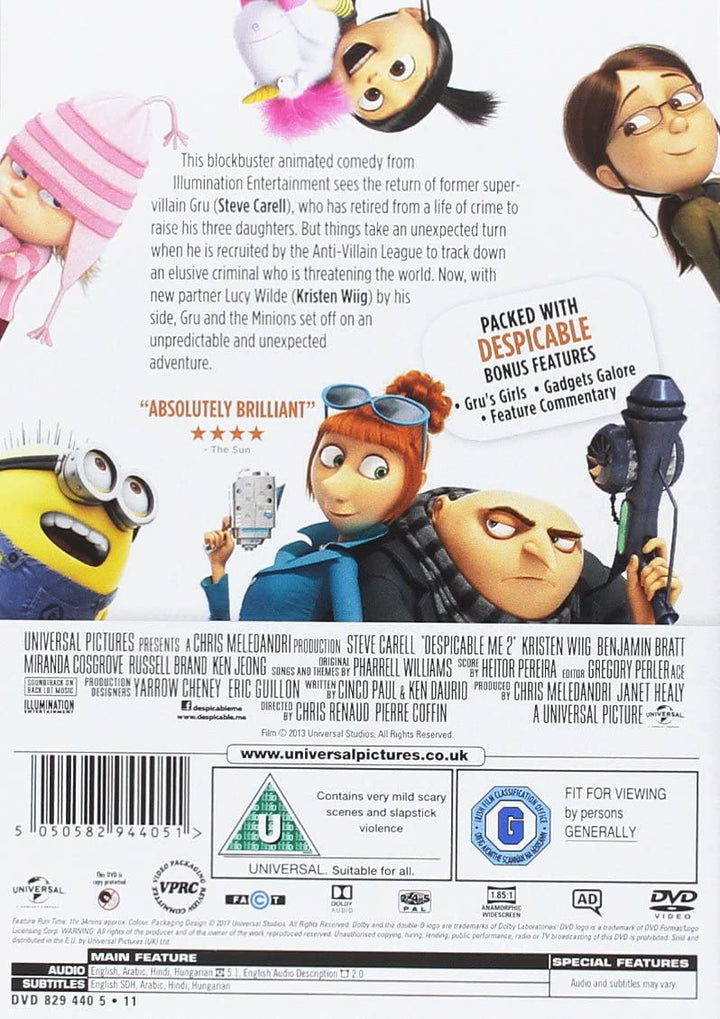Despicable Me 2 [DVD] [2013]
