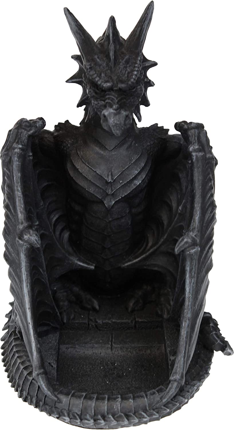 Nemesis Now Dragons Lair Untersetzer-Set, Untersetzer, 22 cm, Schwarz