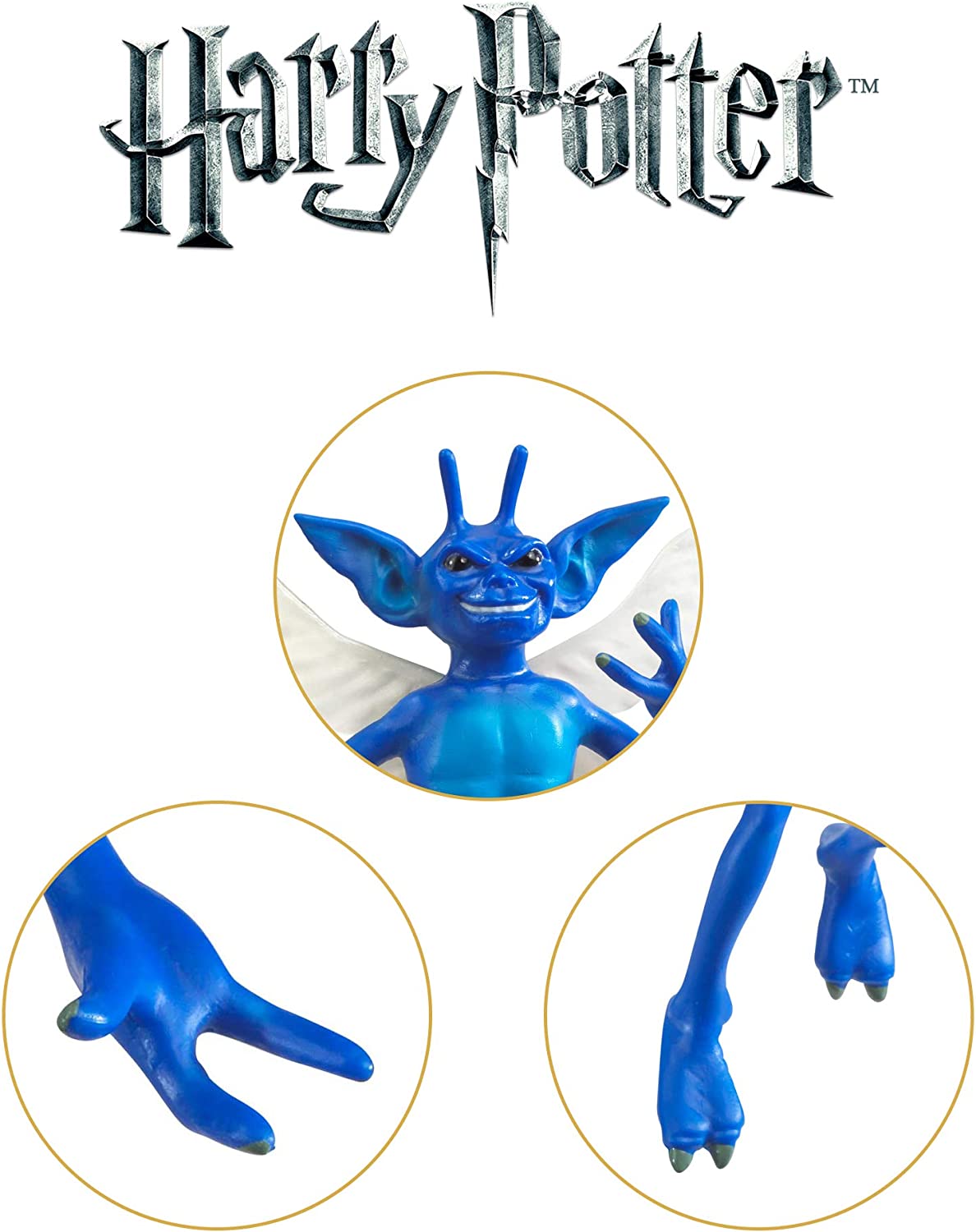 The Noble Collection Bendable Cornish Pixie Figure - 7in Posable Harry Potter Toy 3
