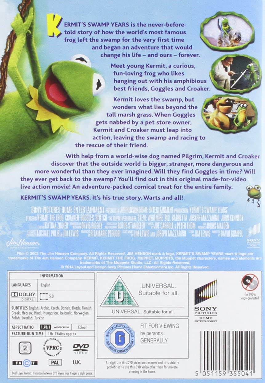 Kermits Sumpfjahre – Familie/Abenteuer [DVD]