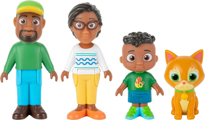 CoComelon JWC0222 4 Figuren Pack-Cody's Family