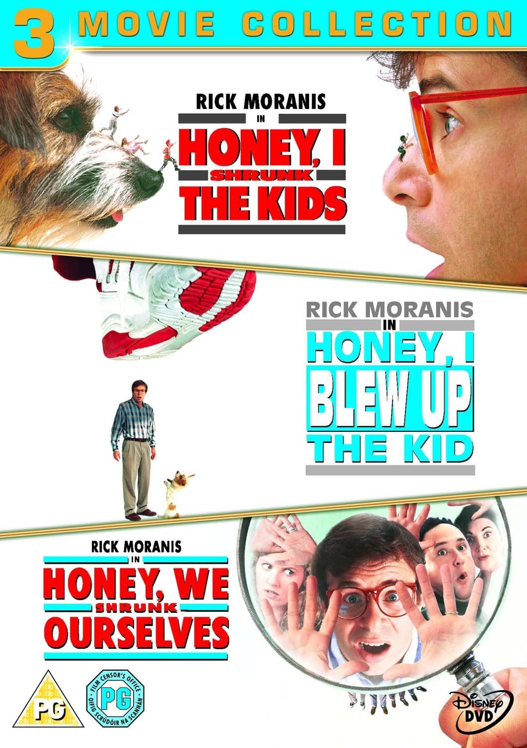 Schatz, ich habe die Kinder geschrumpft / Schatz, ich habe das Kind in die Luft gejagt / Schatz, wir haben uns geschrumpft – Familie/Komödie [DVD]
