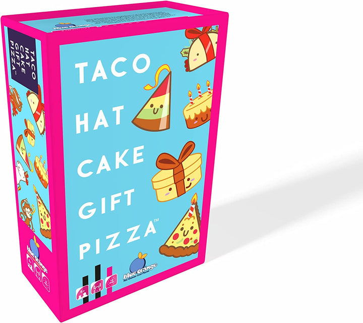 Blau Orange | Taco Hut Kuchen Geschenk Pizza | Kartenspiel | Ab 8 Jahren | 2-8 Spieler |