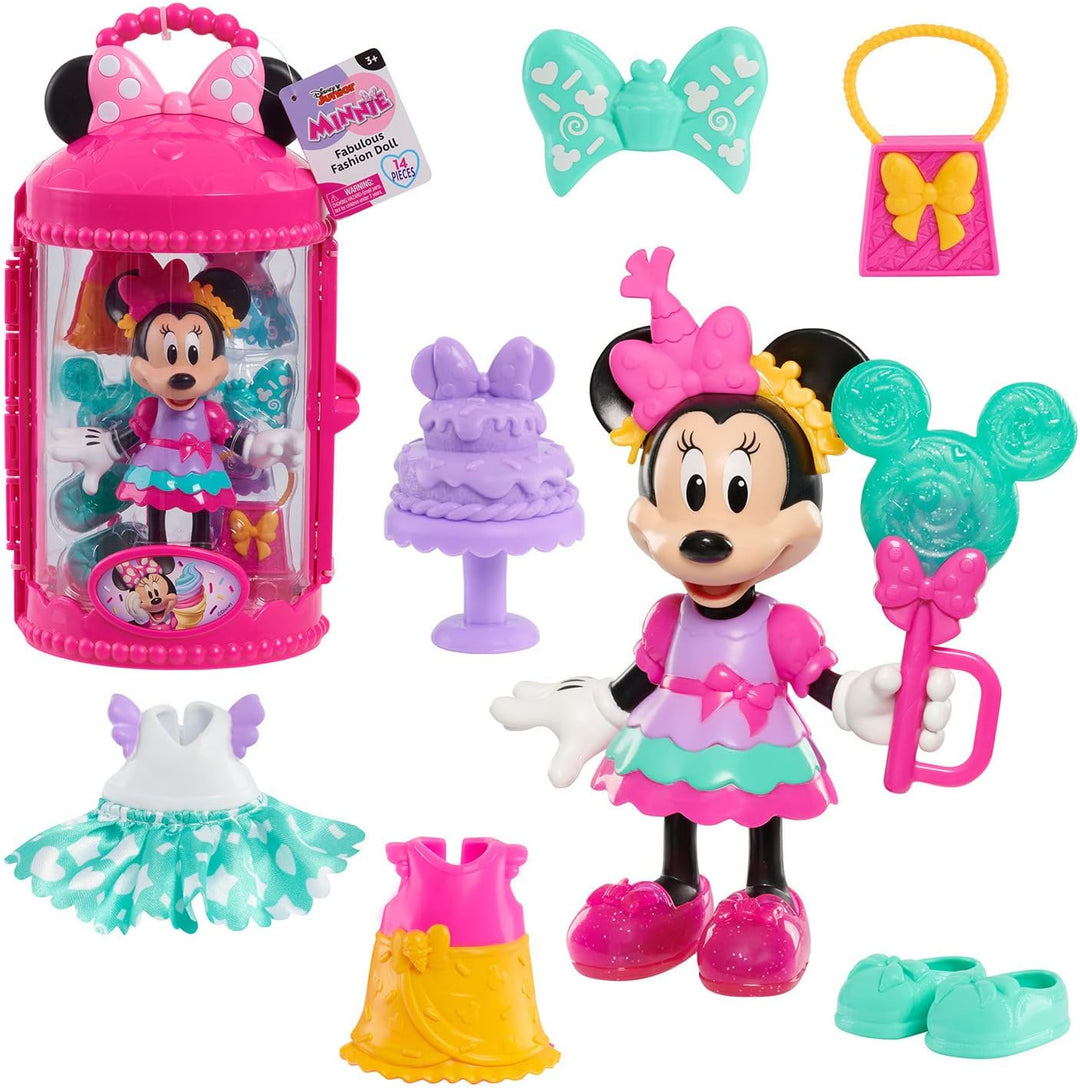 Minnie Mouse Fabulous Fashion Doll, 89992, mehrfarbig