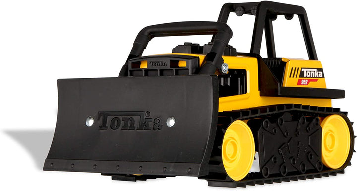 Tonka 6027 Classic Bulldozer aus Stahl, Bulldozer-LKW-Spielzeug für Kinder, Kinder-Konstruktionsspielzeug für Jungen und Mädchen, Fahrzeugspielzeug für kreatives Spielen, Spielzeug-LKWs für Kinder ab 3 Jahren