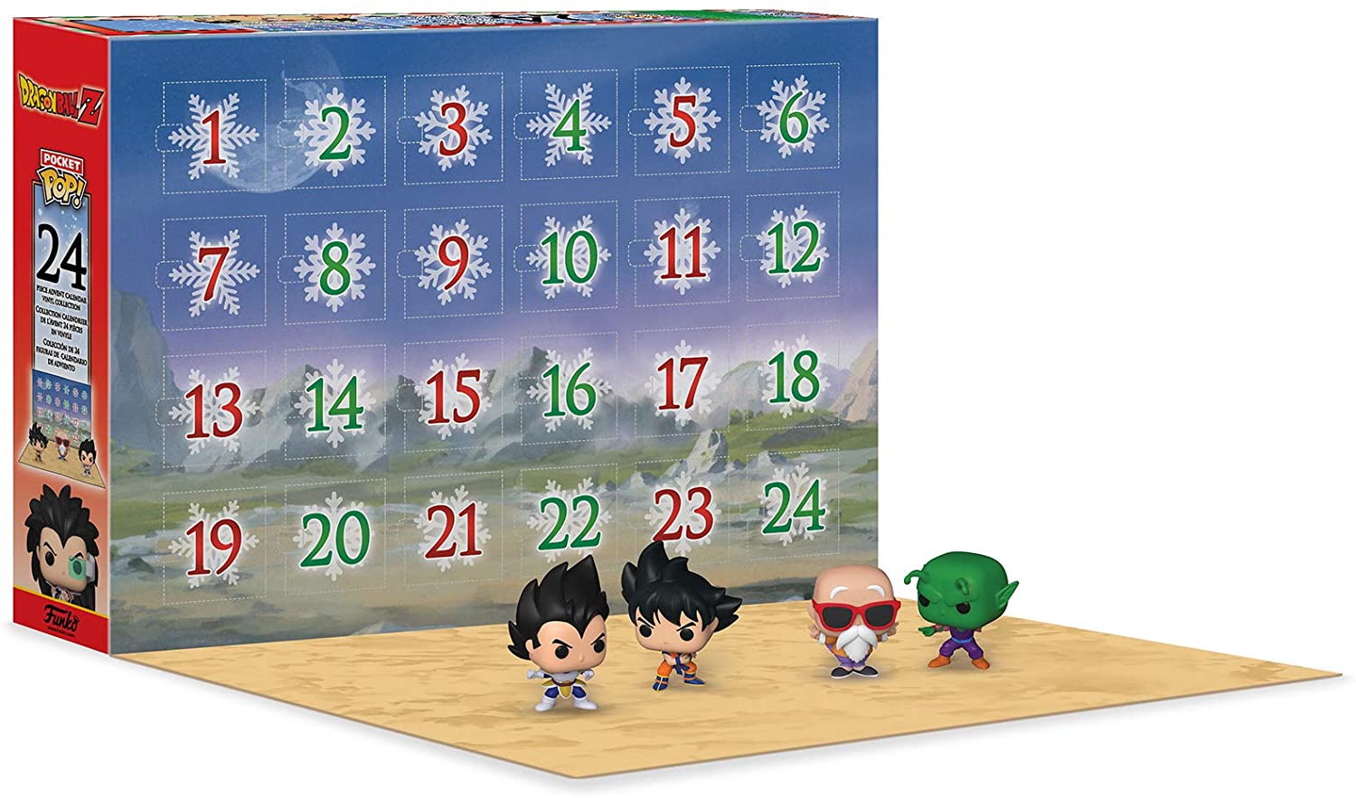Funko POP Advent Calendar: Dragon Ball Z 49660 - 24-Piece Pocket Pop! Vinyl Figure Countdown