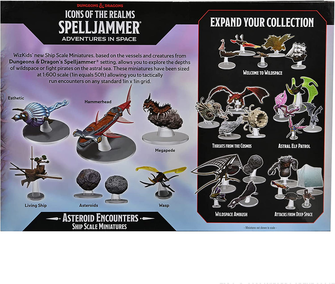 Asteroid Encounters – Schiffsmaßstab: D&amp;D Icons of the Realms Miniaturen