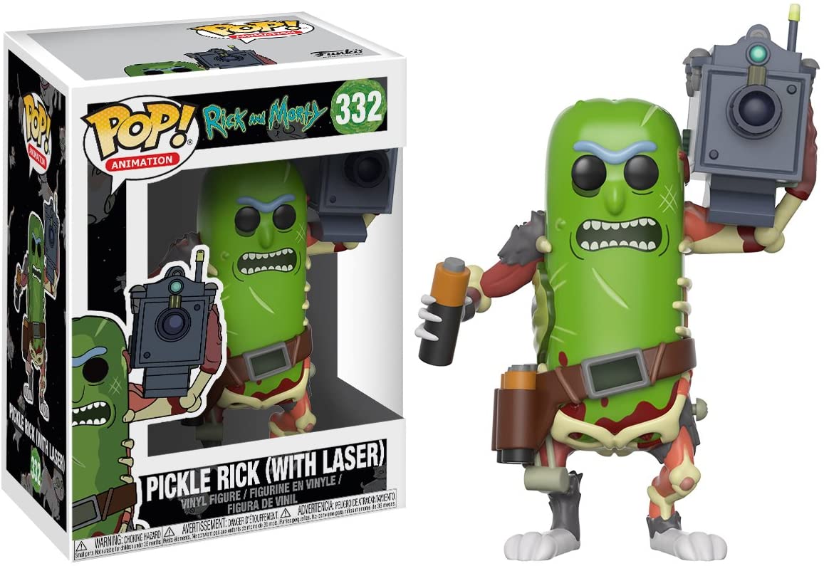 Funko Pop! Animation Rick and Morty - Pickle Rick with Laser Vinyl Figure (27862)