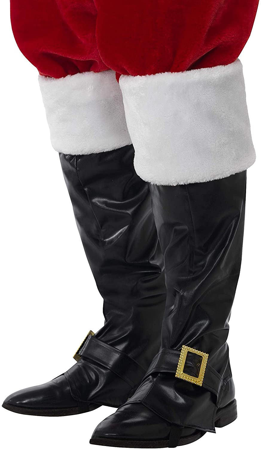 Smiffys 21419 Unisex Santa Stiefelüberzug (Einheitsgröße)