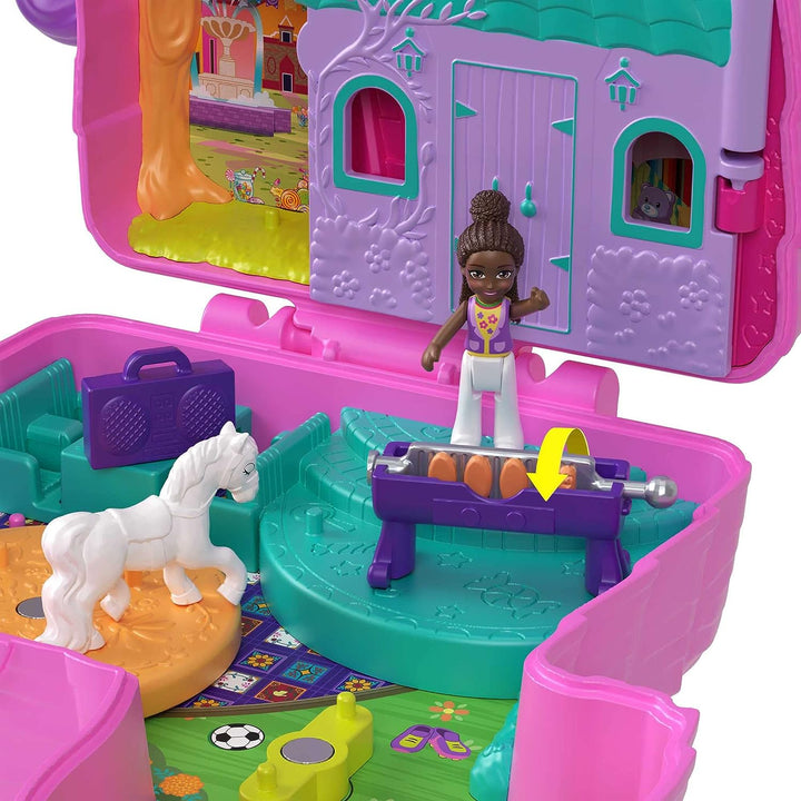 ?Polly Pocket Mini Toys, Pi�ata-Party-Kompaktspielset mit 2 Mikropuppen und 14