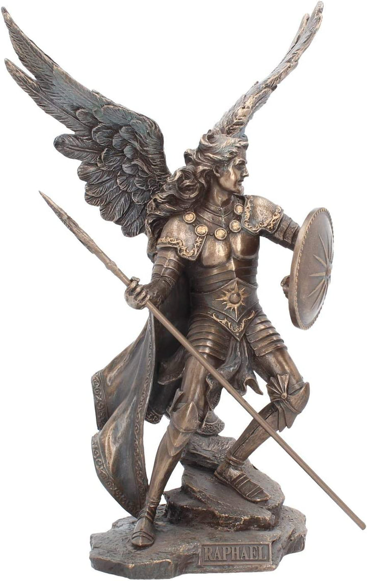 Nemesis Now Erzengel Raphael Figur 40 cm Bronze