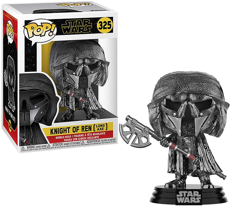 Star Wars: The Rise of Skywalker Knight of Ren KOR (Lange Axt, Hämatit) Chrome Funko 47251 Pop! Vinyl #325